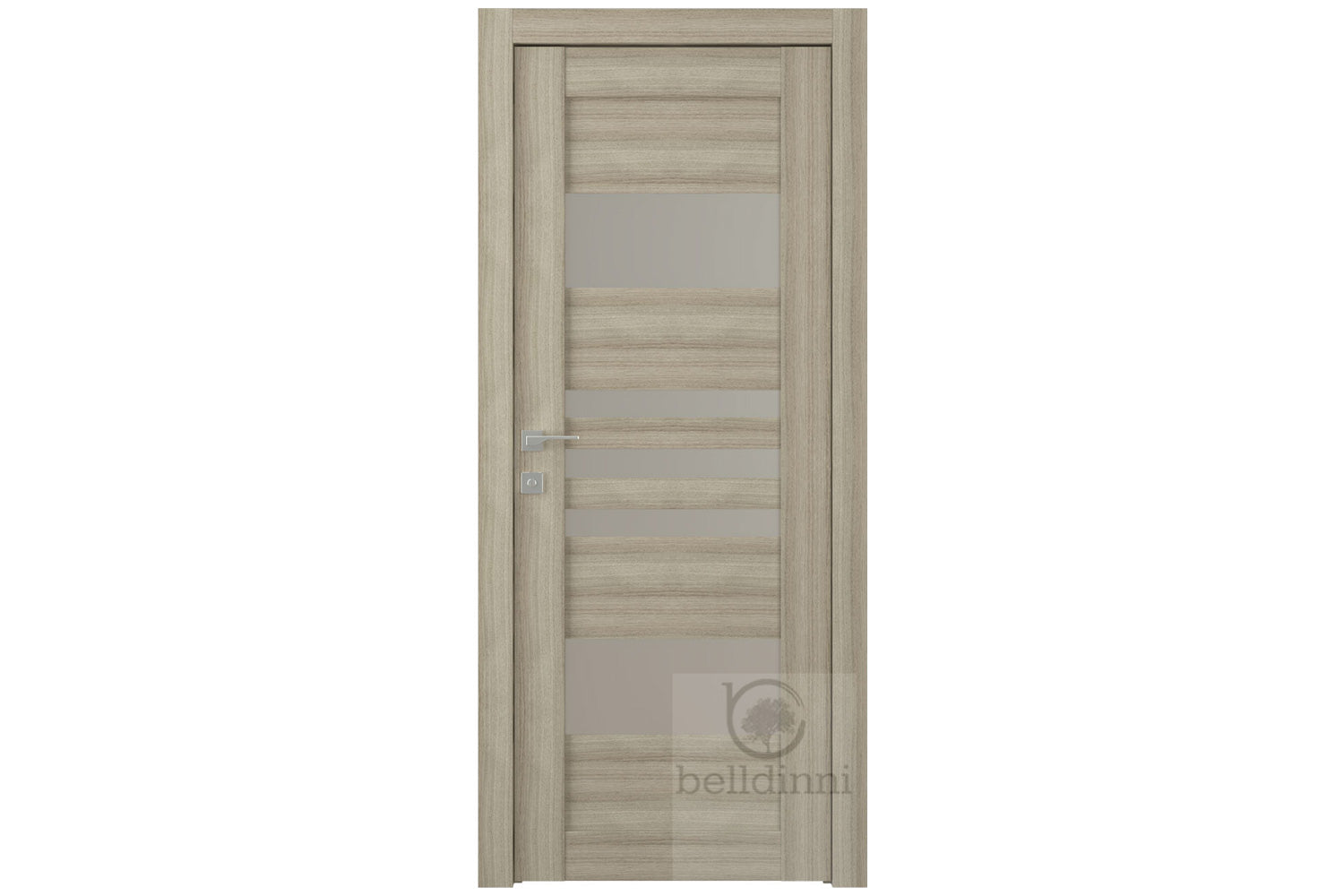 Belldinni Leti Vetro Shambor Laminated Modern Interior Door - Single Door
