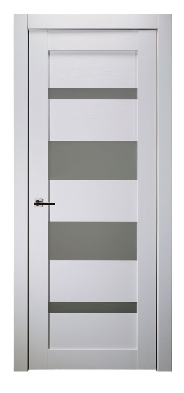Belldinni Mirella Vetro Bianco Noble Laminated Modern Interior Door