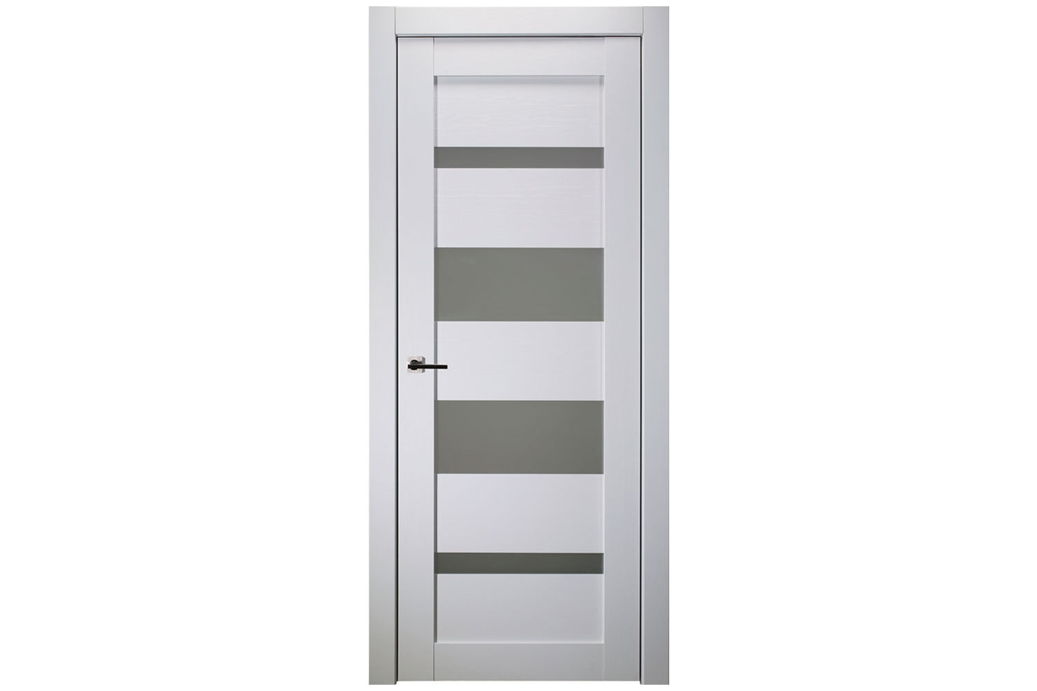 Belldinni Mirella Vetro Bianco Noble Laminated Modern Interior Door - Single Door