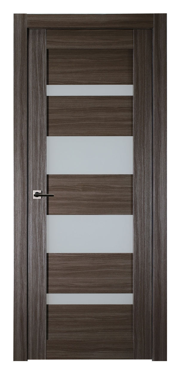 Belldinni Mirella Vetro Gray Oak Laminated Modern Interior Door