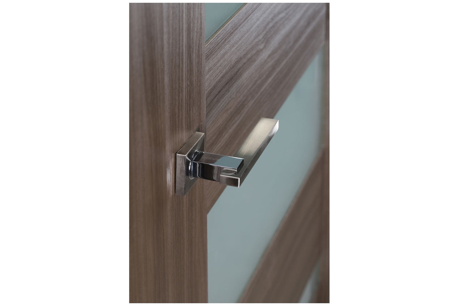 Belldinni Mirella Vetro Gray Oak Laminated Modern Interior Door