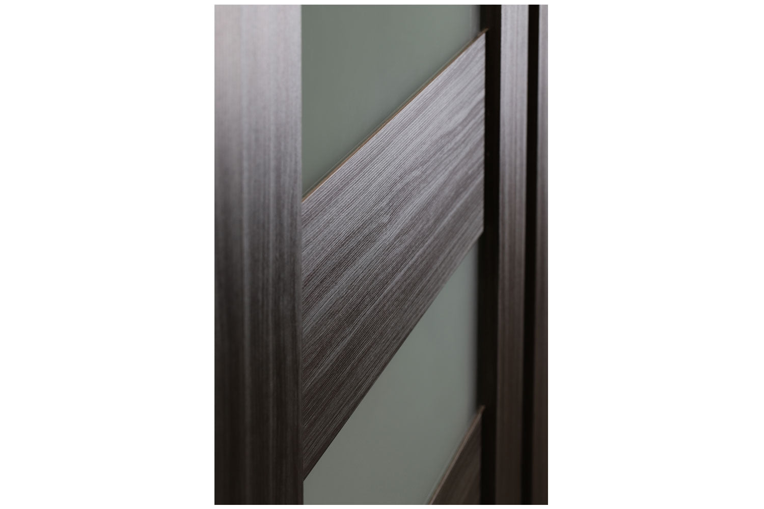 Belldinni Mirella Vetro Gray Oak Laminated Modern Interior Door