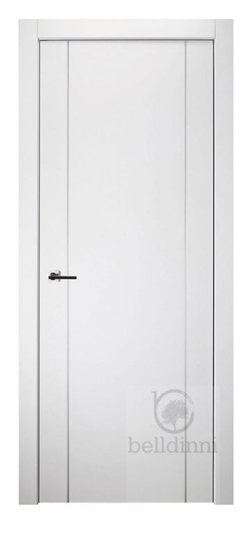Belldinni Optima 2U Snow White Laminated Modern Interior Door