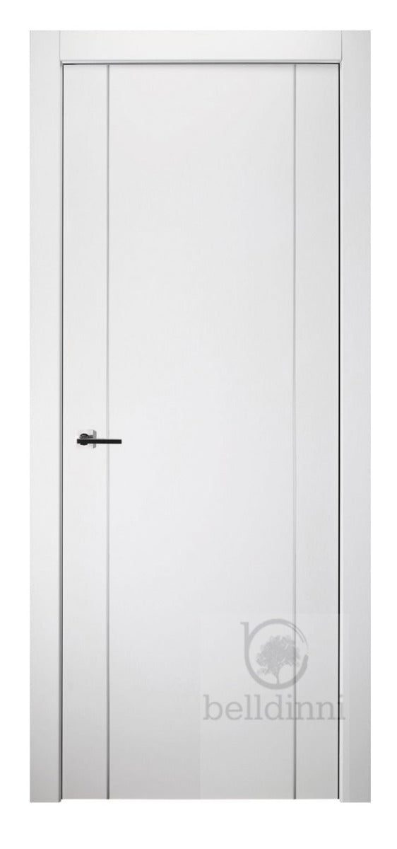 Belldinni Optima 2U Snow White Laminated Modern Interior Door
