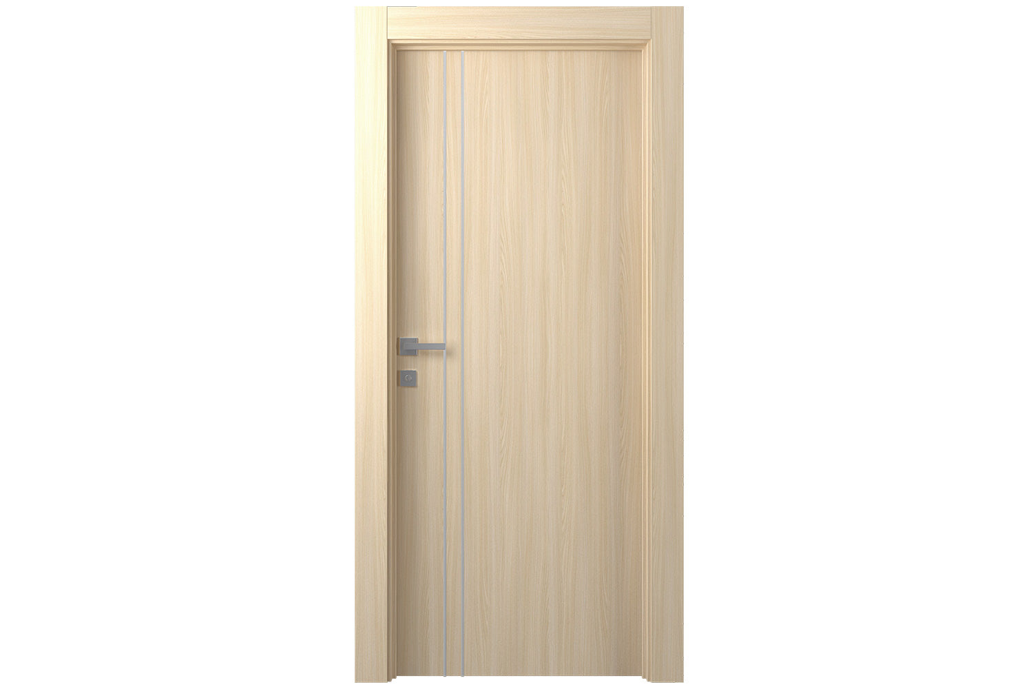 Belldinni Optima 2V Loire Ash Laminated Modern Interior Door - Single Door