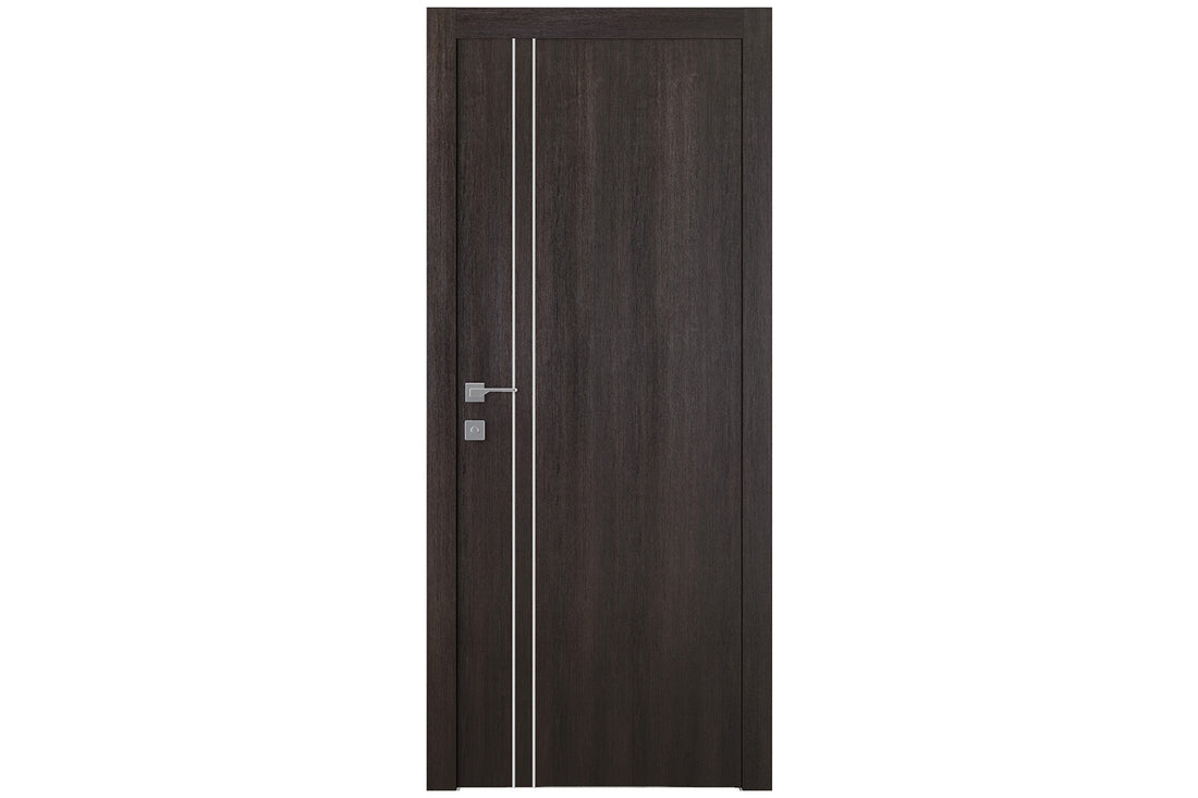 Belldinni Optima 2V Veralinga Oak Laminated Modern Interior Door - Single Door