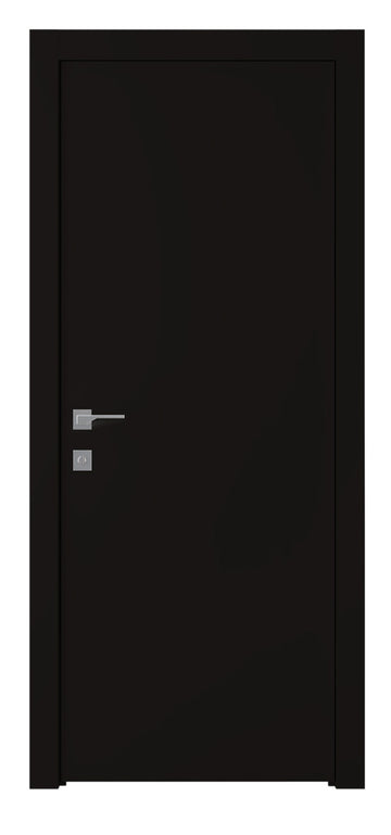 Belldinni Optima Black Matte Laminated Modern Interior Door