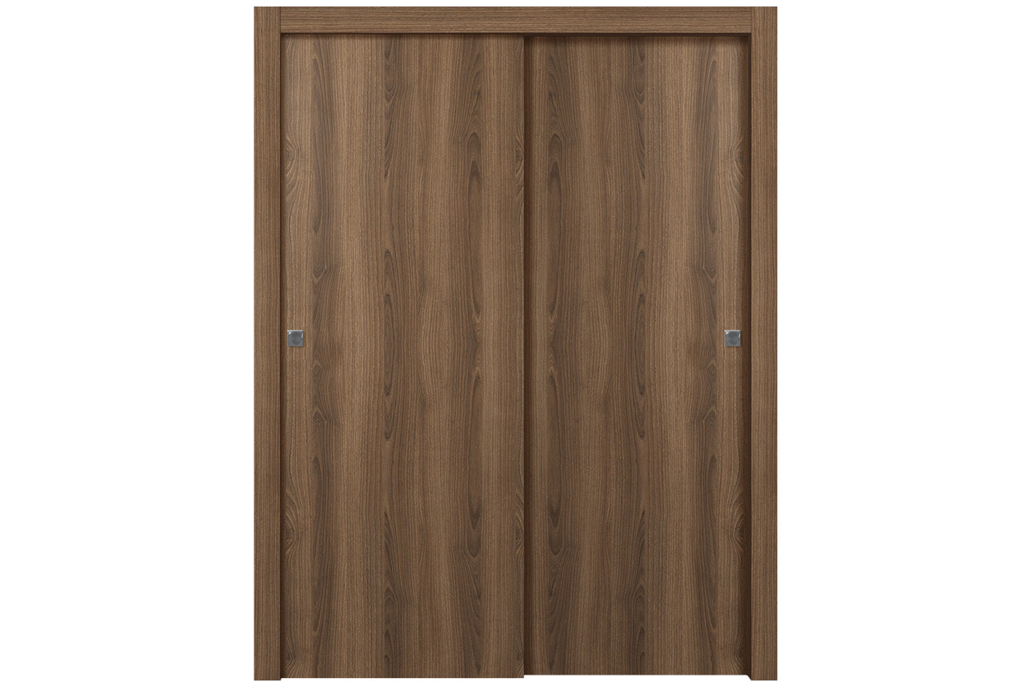 Belldinni Optima Pecan Nutwood Laminated Modern Interior Door - Bypass Door