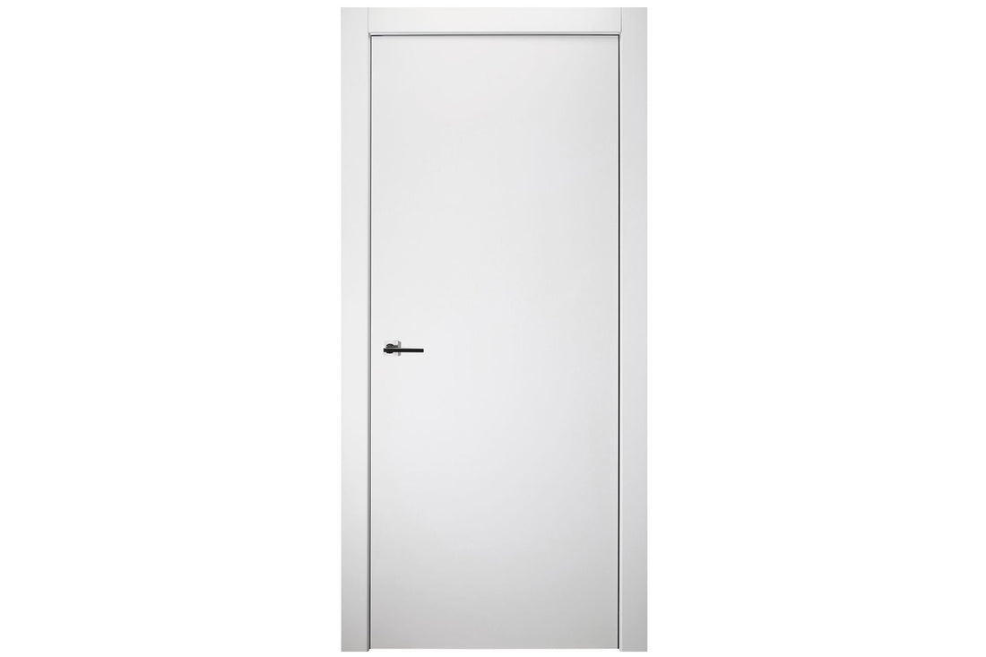 Belldinni Optima Snow White Laminated Modern Interior Door - Single Door