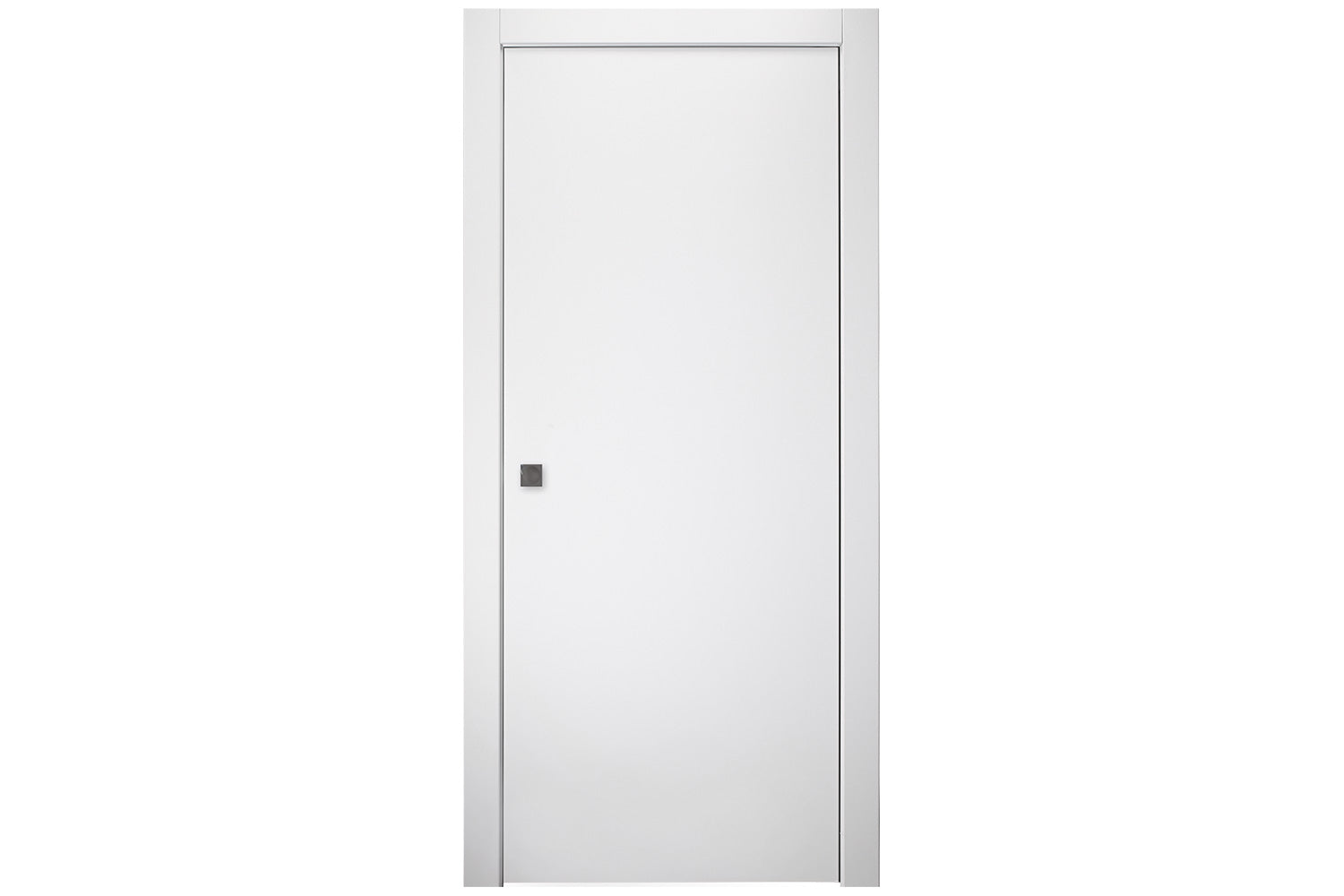Belldinni Optima Snow White Laminated Modern Interior Door - Single Pocket
