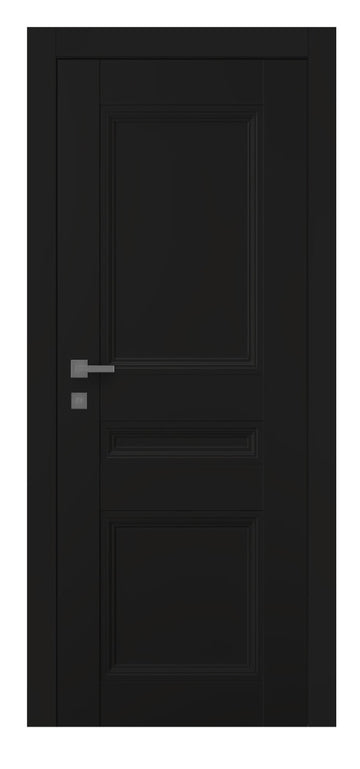 Belldinni Oxford Duo 07 2R Black Matte Modern Interior Door