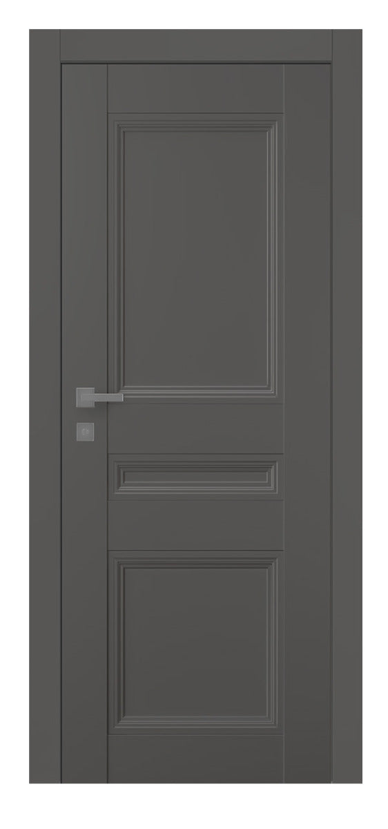 Belldinni Oxford Duo 07 2R Gray Matte Modern Interior Door