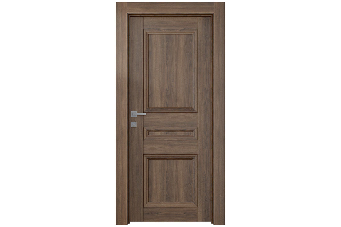 Belldinni Oxford Duo 07 2R Pecan Nutwood Modern Interior Door - Single Door