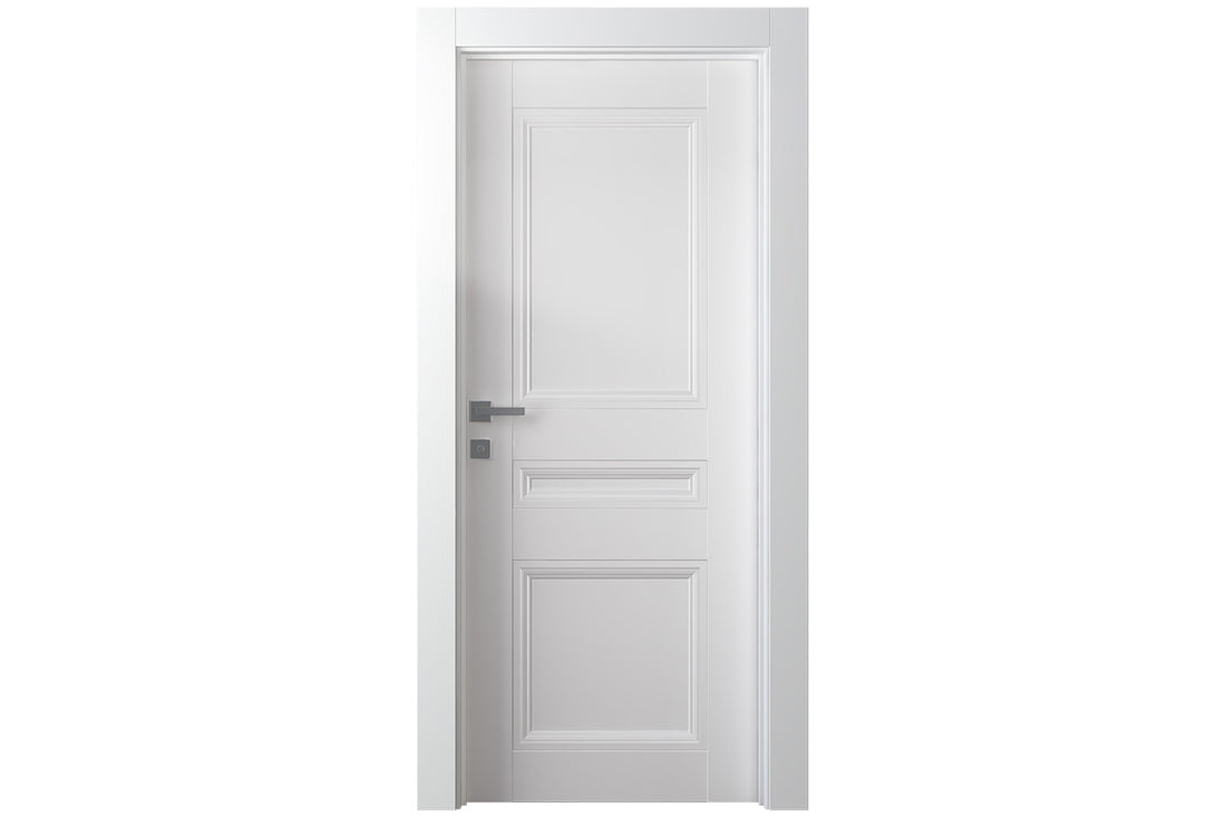 Belldinni Oxford Duo 07 2R Snow White Modern Interior Door - Single Door