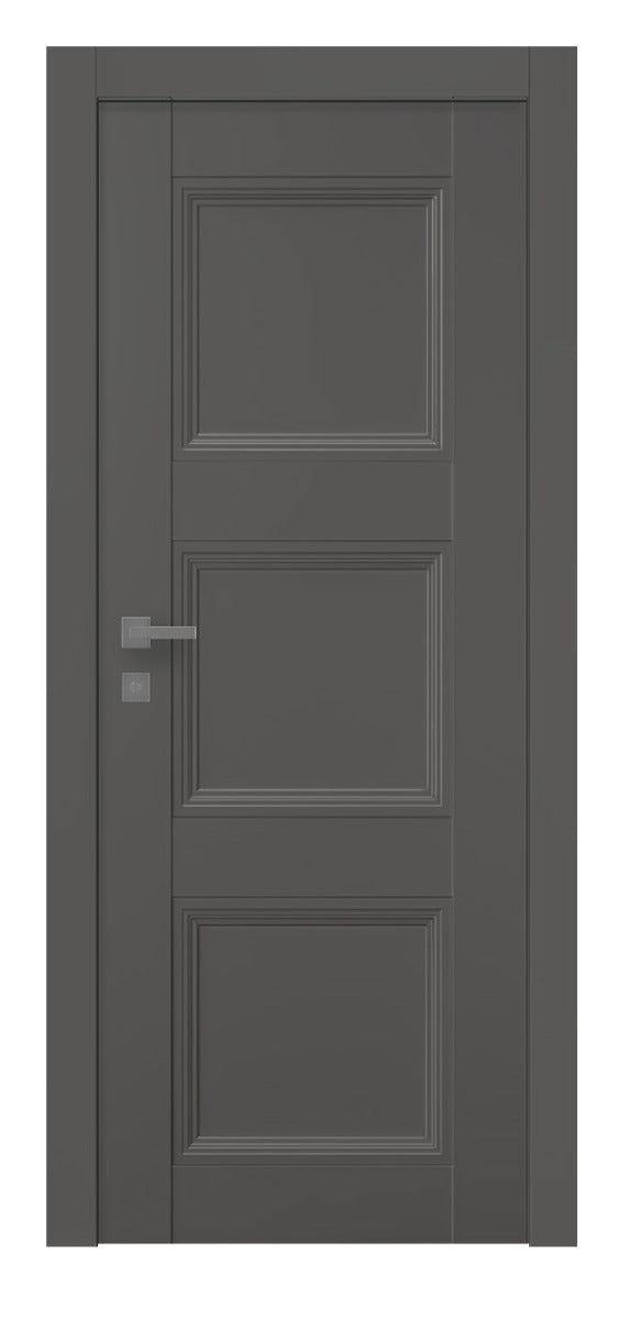 Belldinni Oxford Duo 07 2RN Gray Matte Modern Interior Door