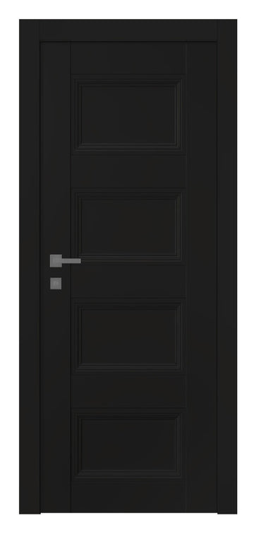 Belldinni Oxford Duo 07 3R Black Matte Modern Interior Door