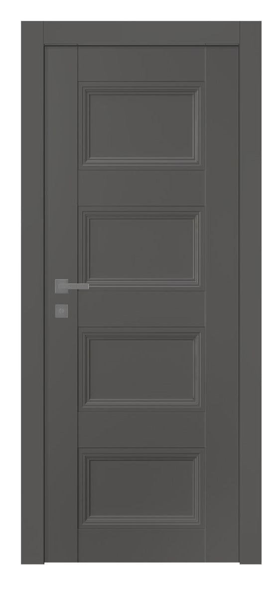 Belldinni Oxford Duo 07 3R Gray Matte Modern Interior Door