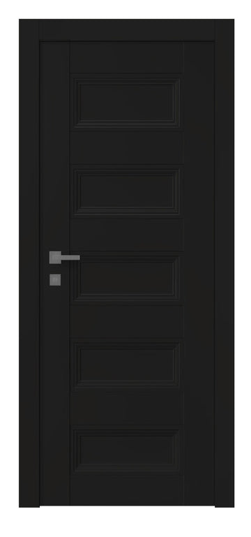 Belldinni Oxford Duo 07 4R Black Matte Modern Interior Door