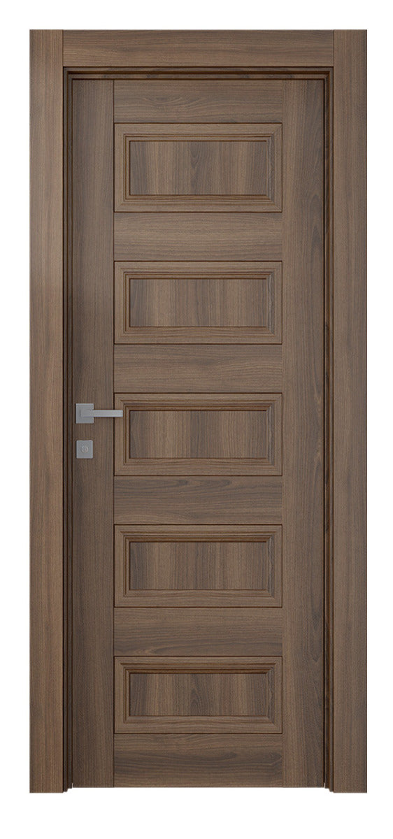 Belldinni Oxford Duo 07 4R Pecan Nutwood Modern Interior Door