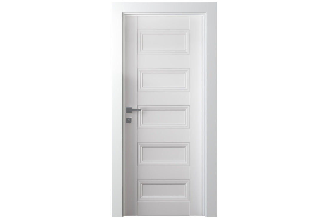 Belldinni Oxford Duo 07 4R Snow White Modern Interior Door - Single Door