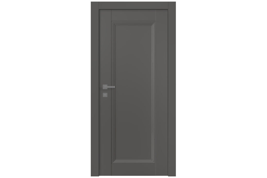 Belldinni Oxford Duo 07 Gray Matte Modern Interior Door - Single Door