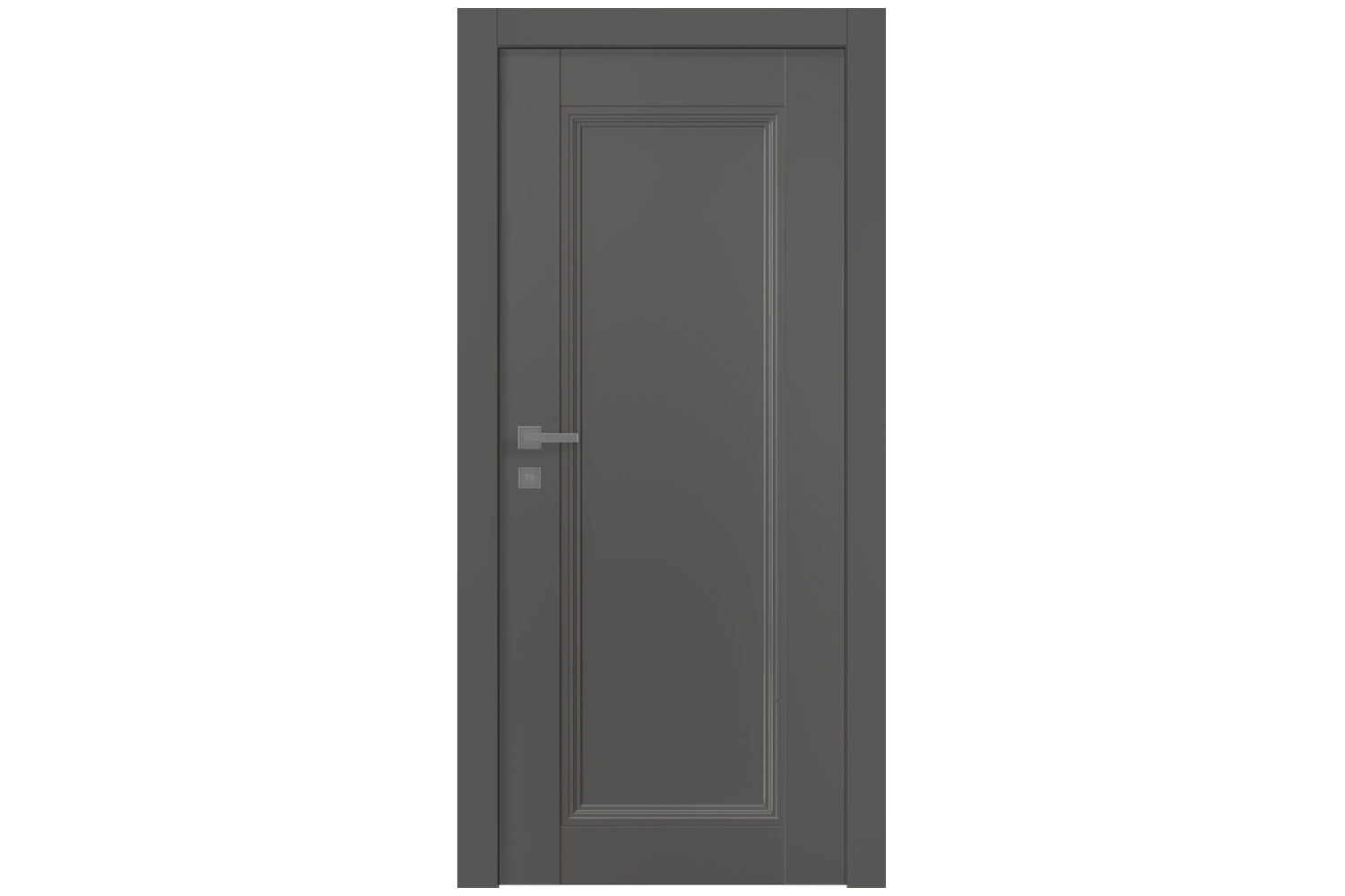 Belldinni Oxford Duo 07 Gray Matte Modern Interior Door - Single Door