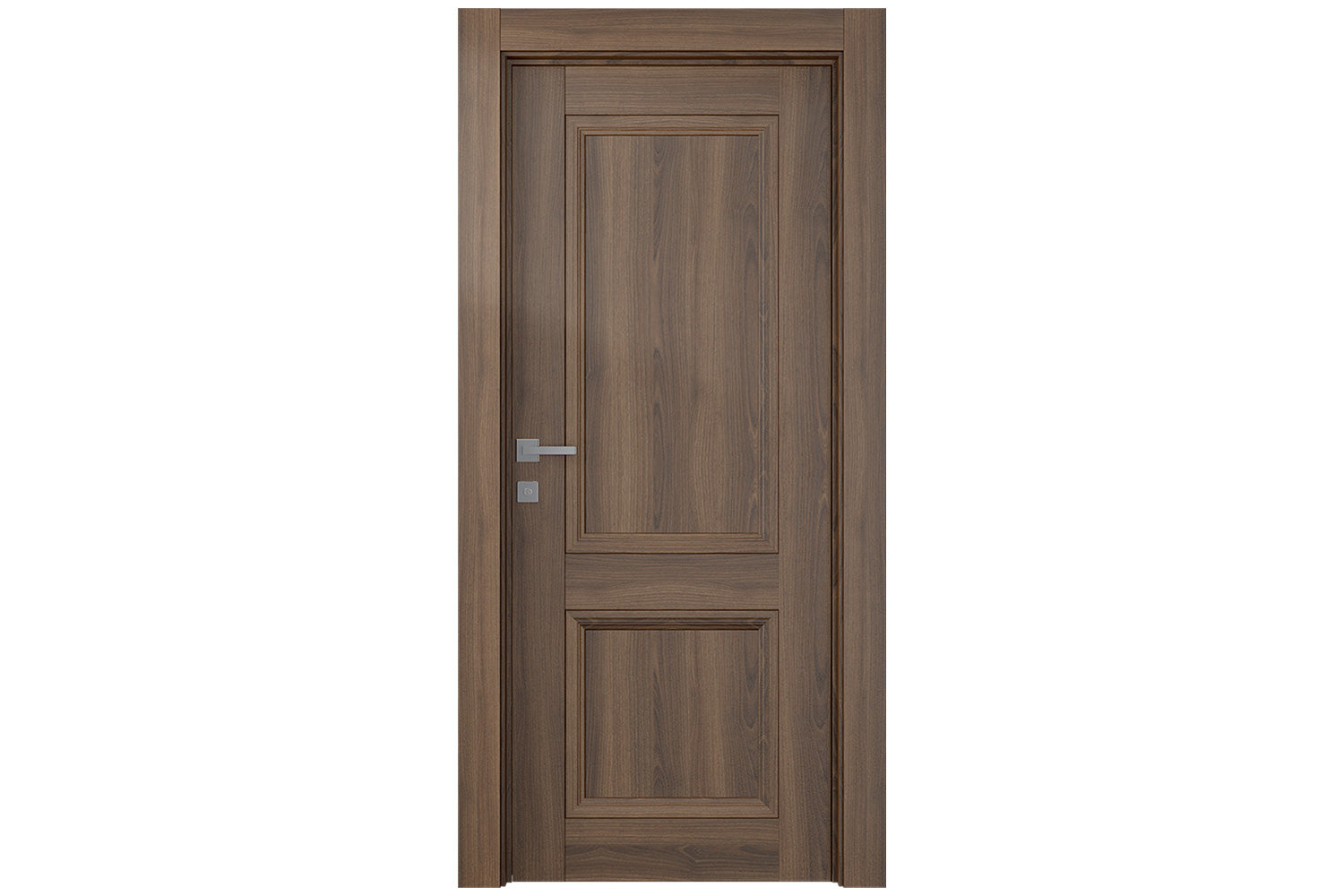 Belldinni Oxford Duo 07 R Pecan Nutwood Modern Interior Door - Single Door