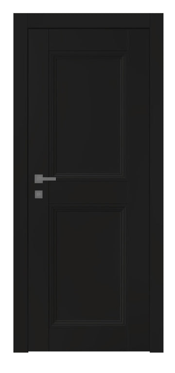 Belldinni Oxford Duo 07 RN Black Matte Modern Interior Door