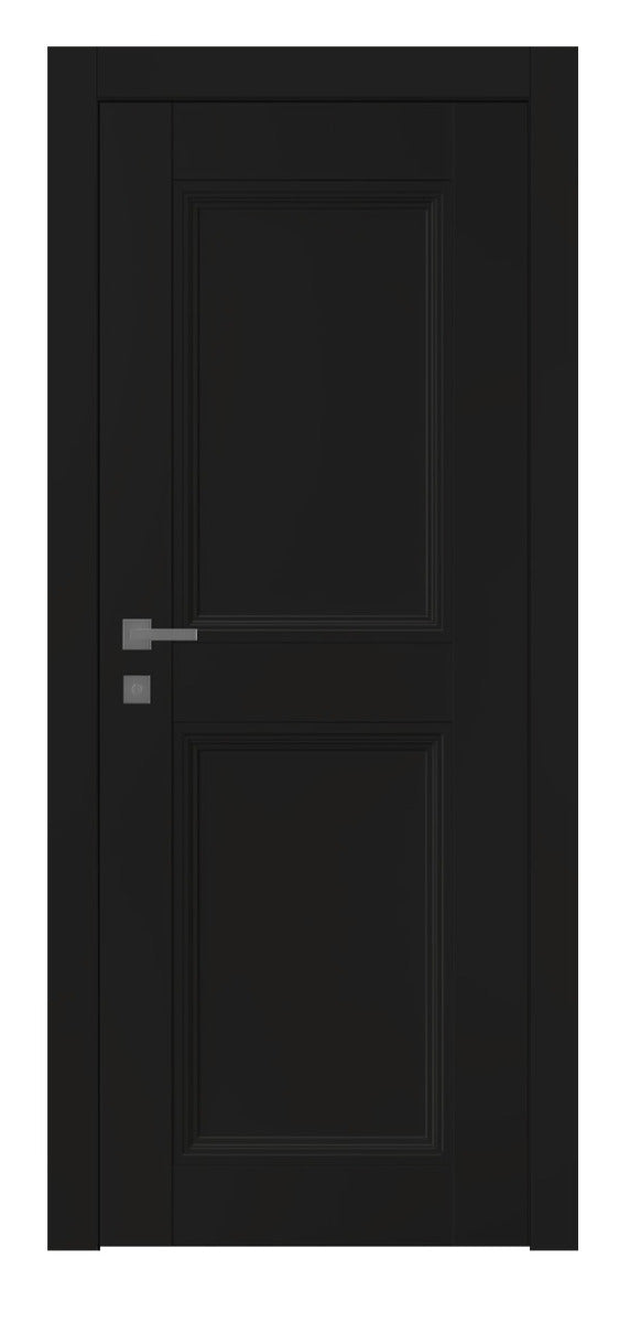 Belldinni Oxford Duo 07 RN Black Matte Modern Interior Door