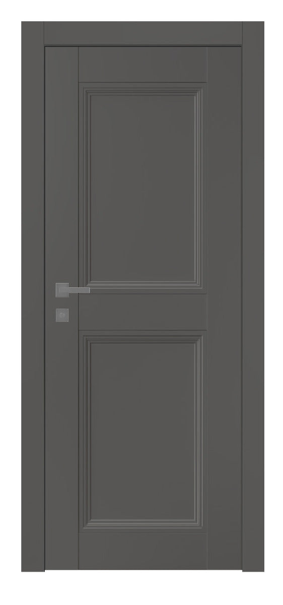 Belldinni Oxford Duo 07 RN Gray Matte Modern Interior Door