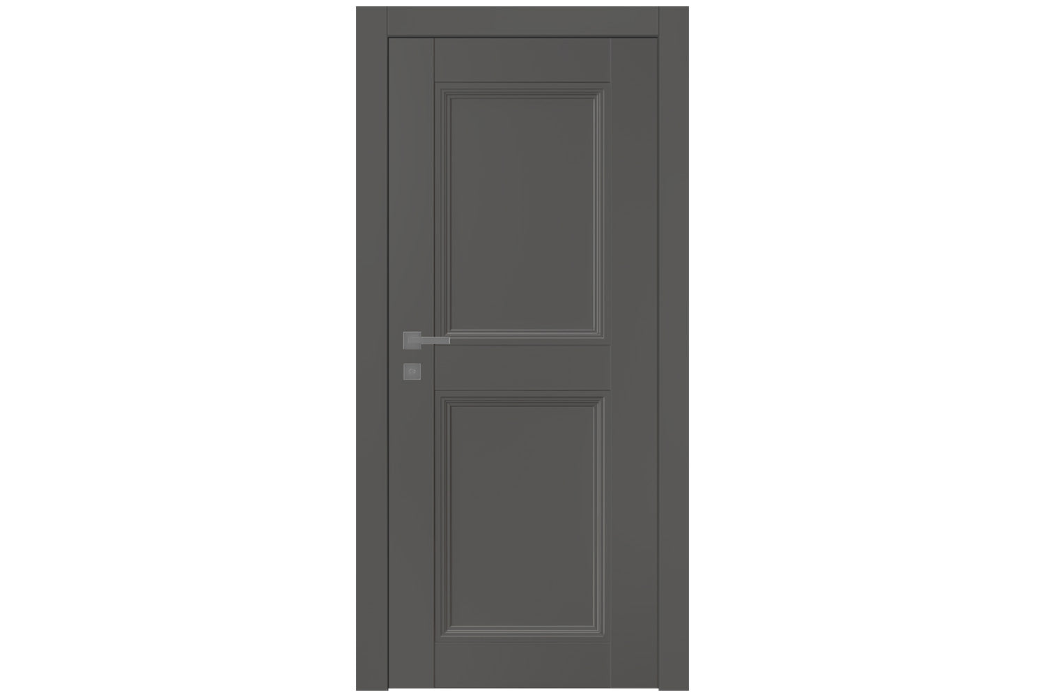 Belldinni Oxford Duo 07 RN Gray Matte Modern Interior Door - Single Door