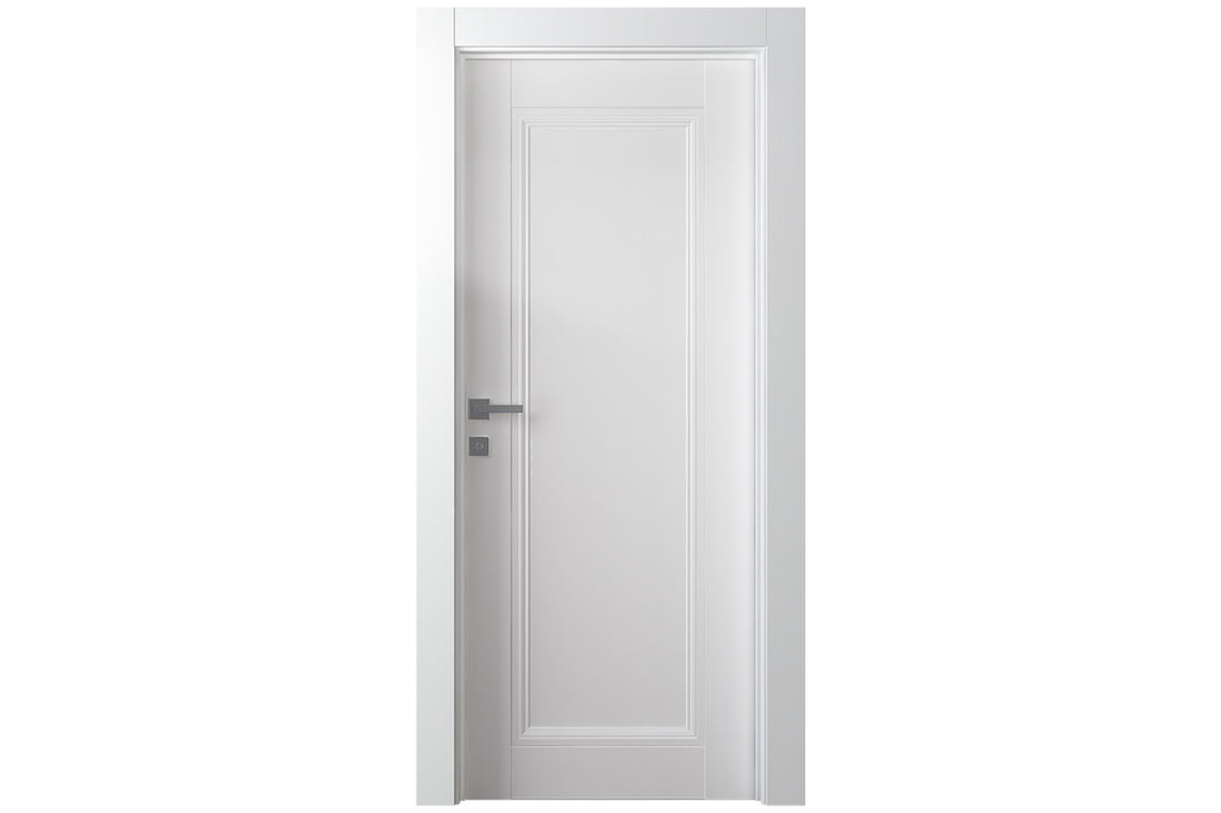 Belldinni Oxford Duo 07 Snow White Modern Interior Door - Single Door