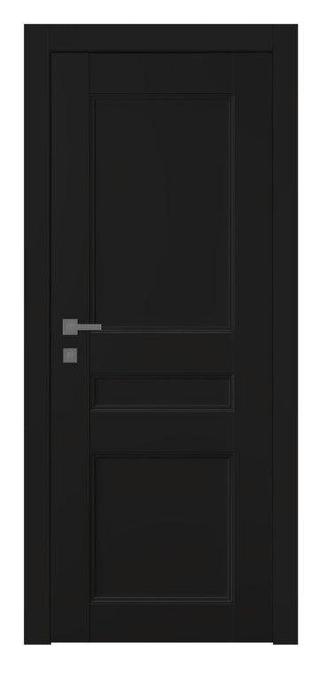 Belldinni Oxford Uno 07 2R Black Matte Modern Interior Door