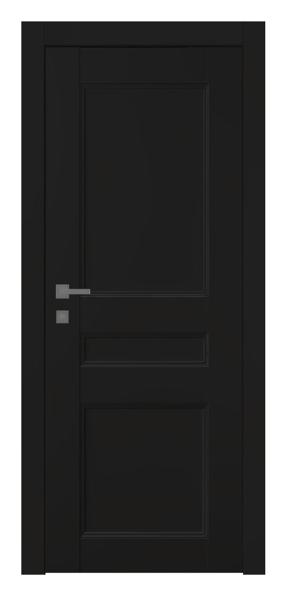 Belldinni Oxford Uno 07 2R Black Matte Modern Interior Door