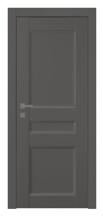 Belldinni Oxford Uno 07 2R Gray Matte Modern Interior Door