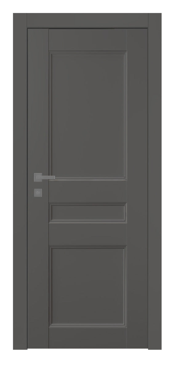 Belldinni Oxford Uno 07 2R Gray Matte Modern Interior Door