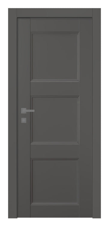 Belldinni Oxford Uno 07 2RN Gray Matte Modern Interior Door