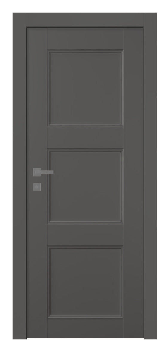 Belldinni Oxford Uno 07 2RN Gray Matte Modern Interior Door