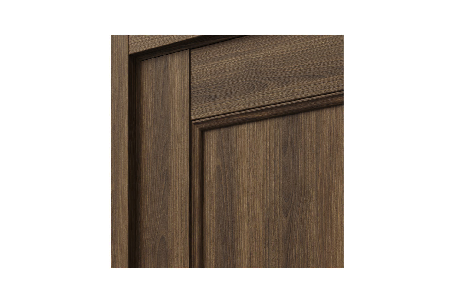 Belldinni Oxford Uno 07 2RN Pecan Nutwood Modern Interior Door