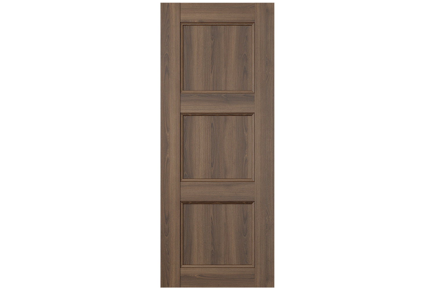 Belldinni Oxford Uno 07 2RN Pecan Nutwood Modern Interior Door - Slab