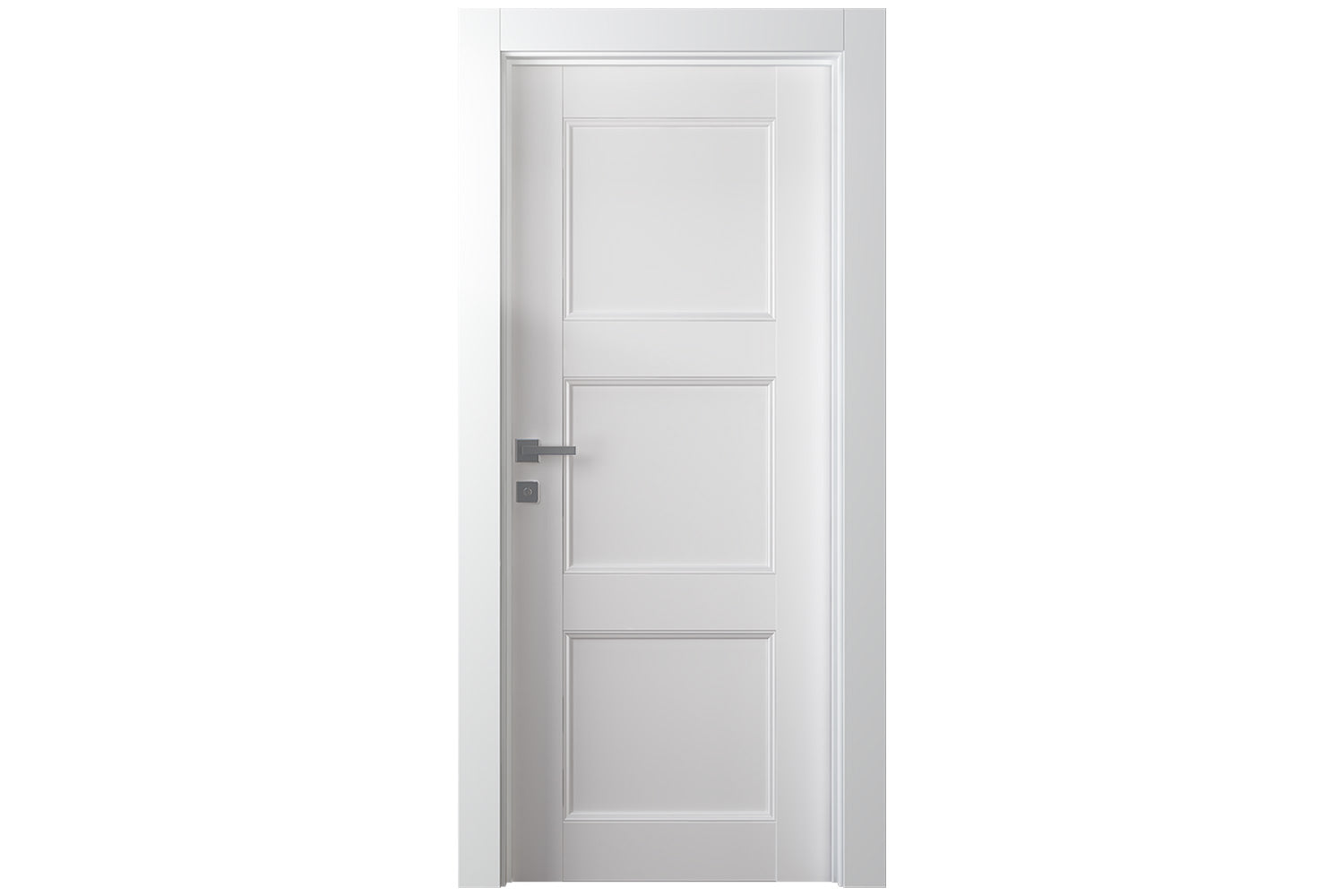 Belldinni Oxford Uno 07 2RN Snow White Modern Interior Door - Single Door