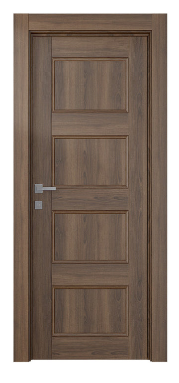 Belldinni Oxford Uno 07 3R Pecan Nutwood Modern Interior Door