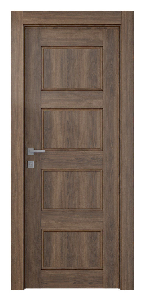 Belldinni Oxford Uno 07 3R Pecan Nutwood Modern Interior Door