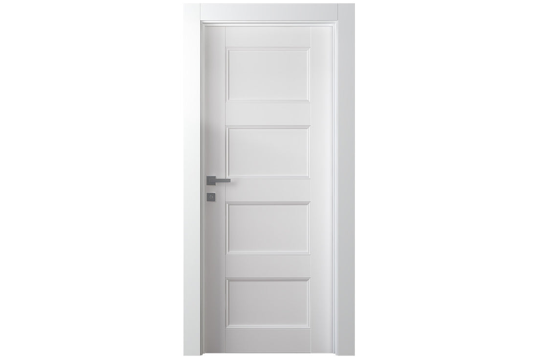 Belldinni Oxford Uno 07 3R Snow White Modern Interior Door - Snow White