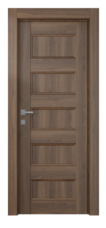 Belldinni Oxford Uno 07 4R Pecan Nutwood Modern Interior Door