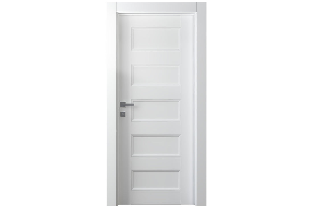 Belldinni Oxford Uno 07 4R Snow White Modern Interior Door - Single Door