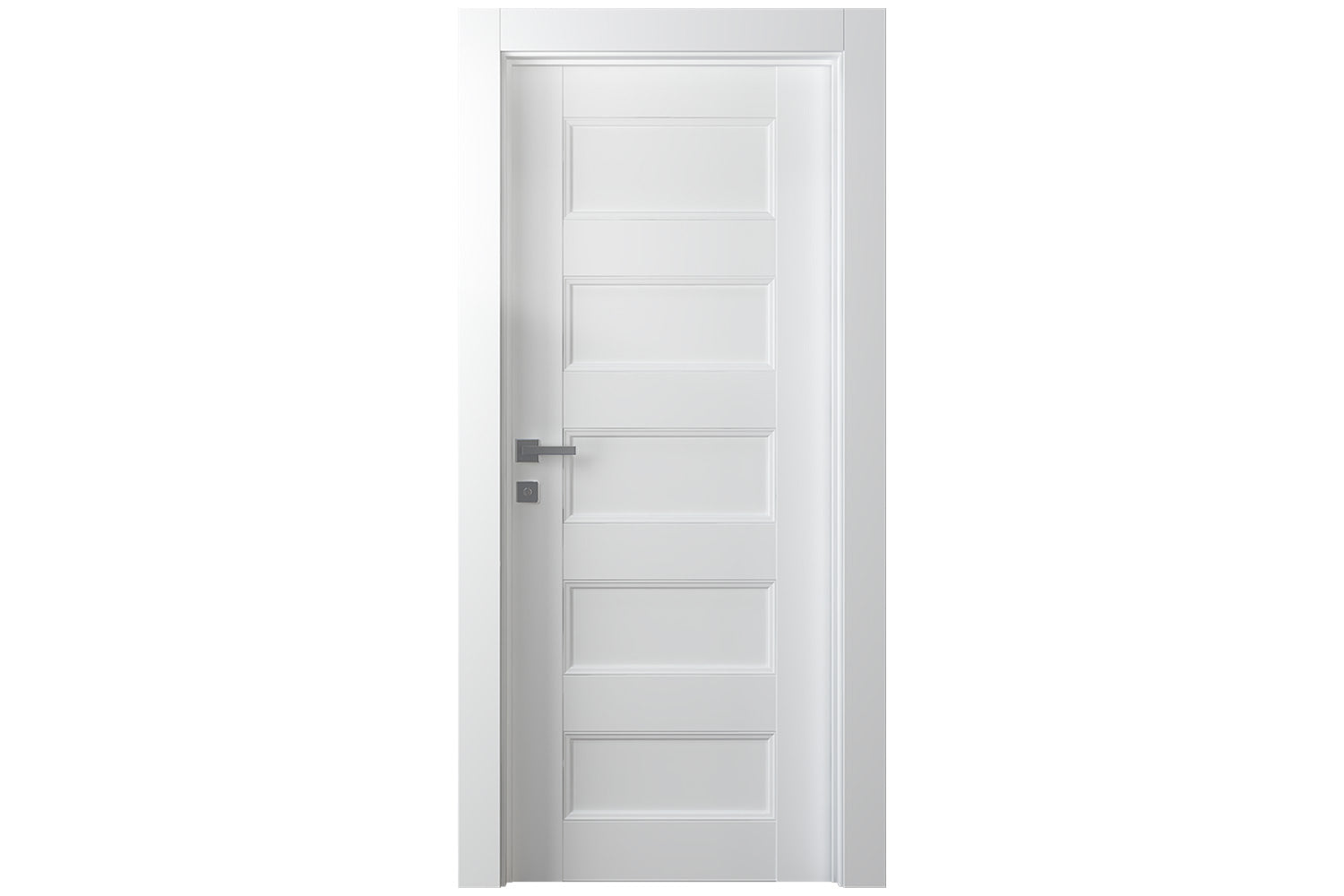 Belldinni Oxford Uno 07 4R Snow White Modern Interior Door - Single Door