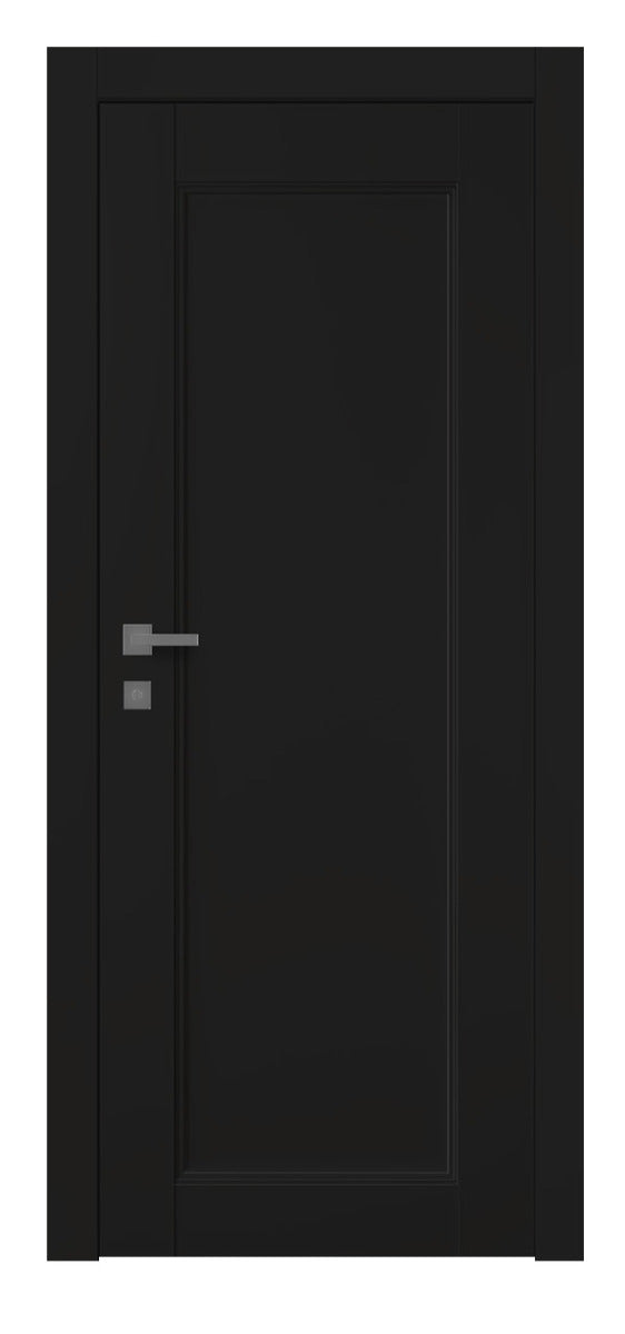 Belldinni Oxford Uno 07 Black Matte Modern Interior Door