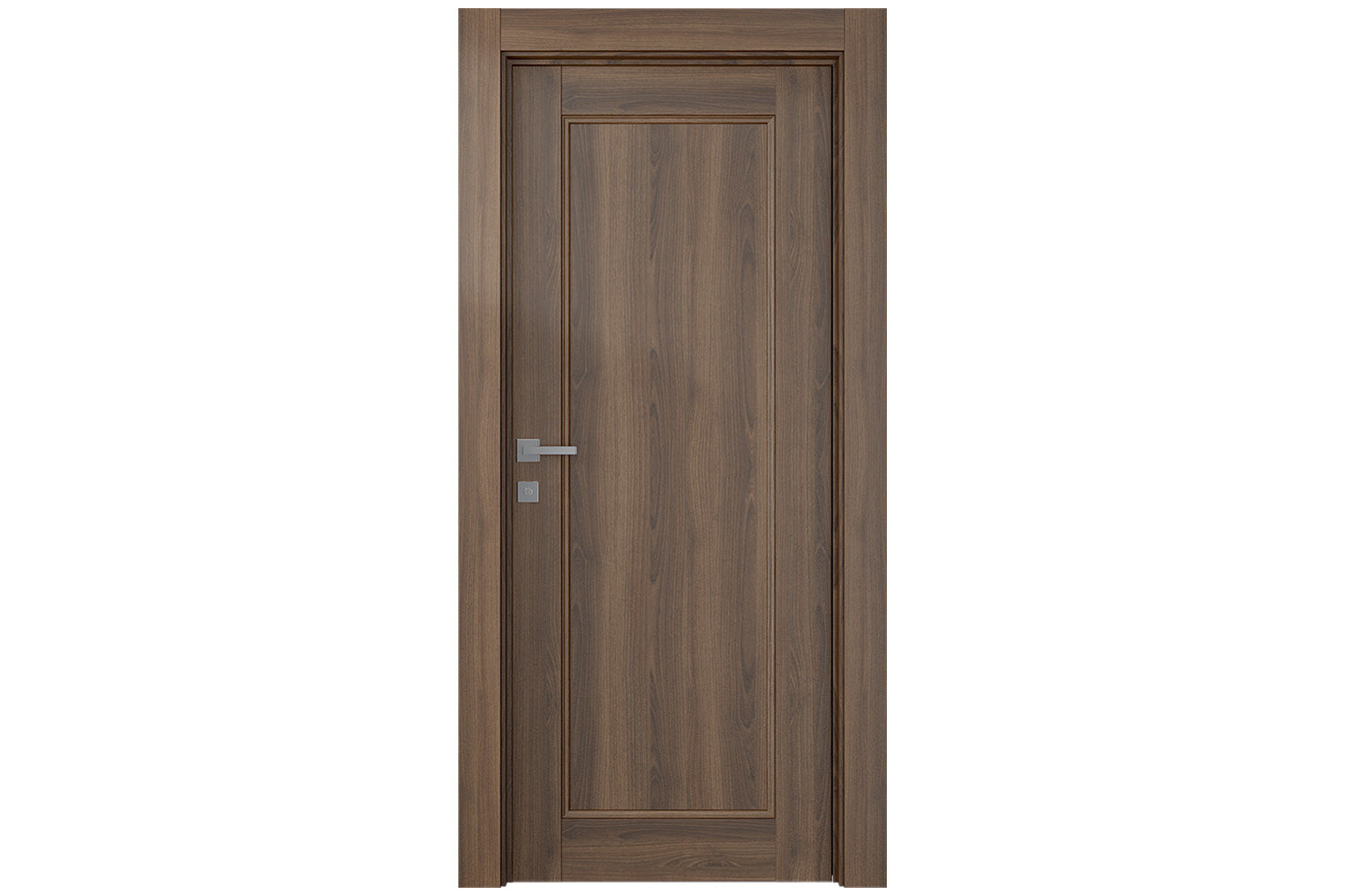 Belldinni Oxford Uno 07 Pecan Nutwood Modern Interior Door - Single Door
