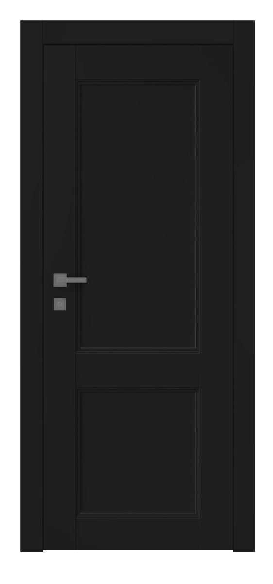 Belldinni Oxford Uno 07 R Black Matte Modern Interior Door